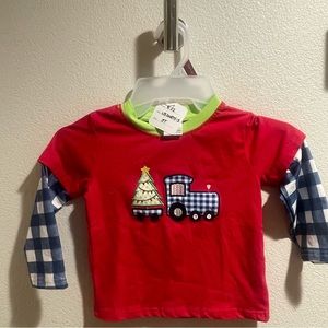 Boys Little Blessings Boutique Christmas Shirt NTW Size 3T